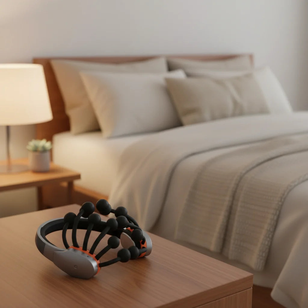 Head Massager 1000mAh Battery 4 Massage Modes  Stress Relief and Sleep Aid