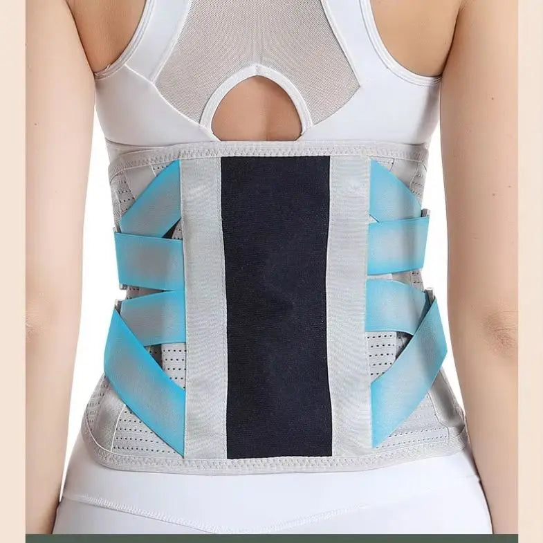 Adjustable Professional FlexiBreathe Waist Support Brace Breathable Lower Back Pain Relief for Herniated Disc