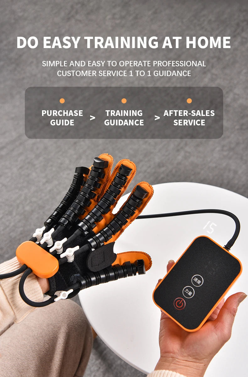 Hand Rehabilitation Robot Glove for Finger Training Exercise  Function for Stroke Recovery