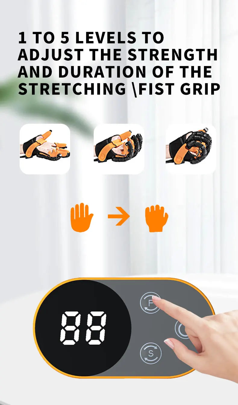 Rehabilitation Robot Gloves for Finger Training in Stroke Patients