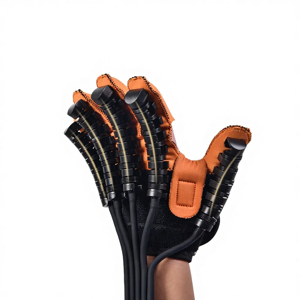 High End Robot Gloves for Finger Segmentation Training and Rehabilitation Training