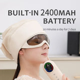 Eye Hot Compress and Head Massage Can Be Connected to a Bluetooth Head Massager