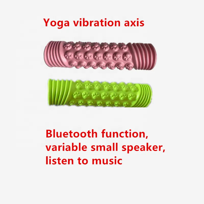 Deep Tissue Trigger Point Therapy Electric Massage Rollers USB Rechargeable Timing Control for Body Muscle Recovery Pain Relief